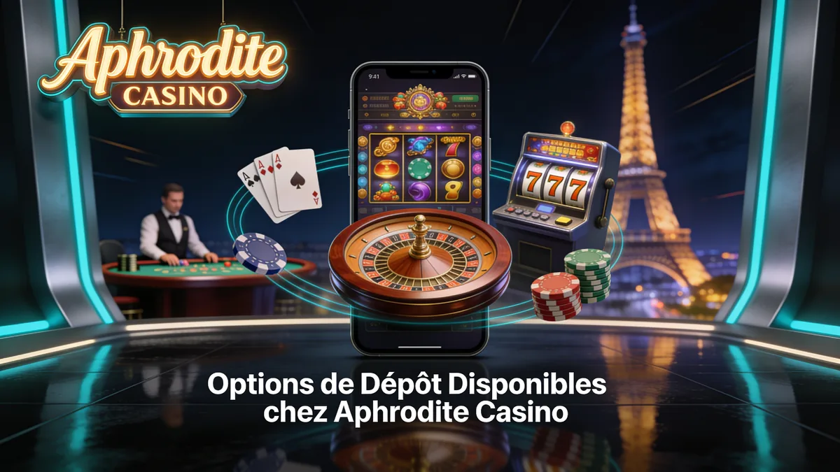 aphrodite casino en France — Options de Dépôt Disponibles chez Aphrodite Casino